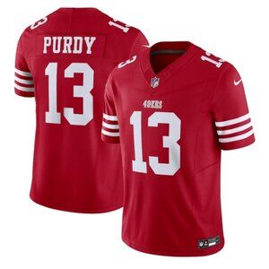 Brock Purdy Red Vapor Stitched Jersey Can Choose Mens Youths